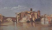 Jean Baptiste Camille  Corot, Ile et pont San Bartolomeo (mk11)